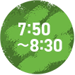 7:50〜8:30